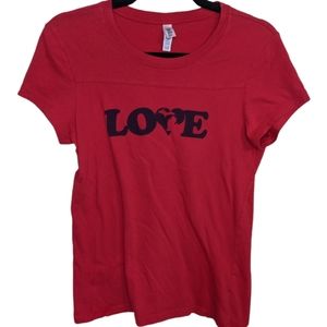 Bella Love Michigan Red T-shirt ❤️ Size L